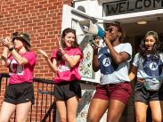 Move-In Day spirit from RA's at War Memorial House.