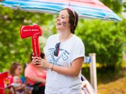 Axes in Action volunteers support local charities like L'Arche Homefires and the S.M.I.L.E. program.