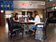Students enjoy hanging out and studying in our Students' Union Building.